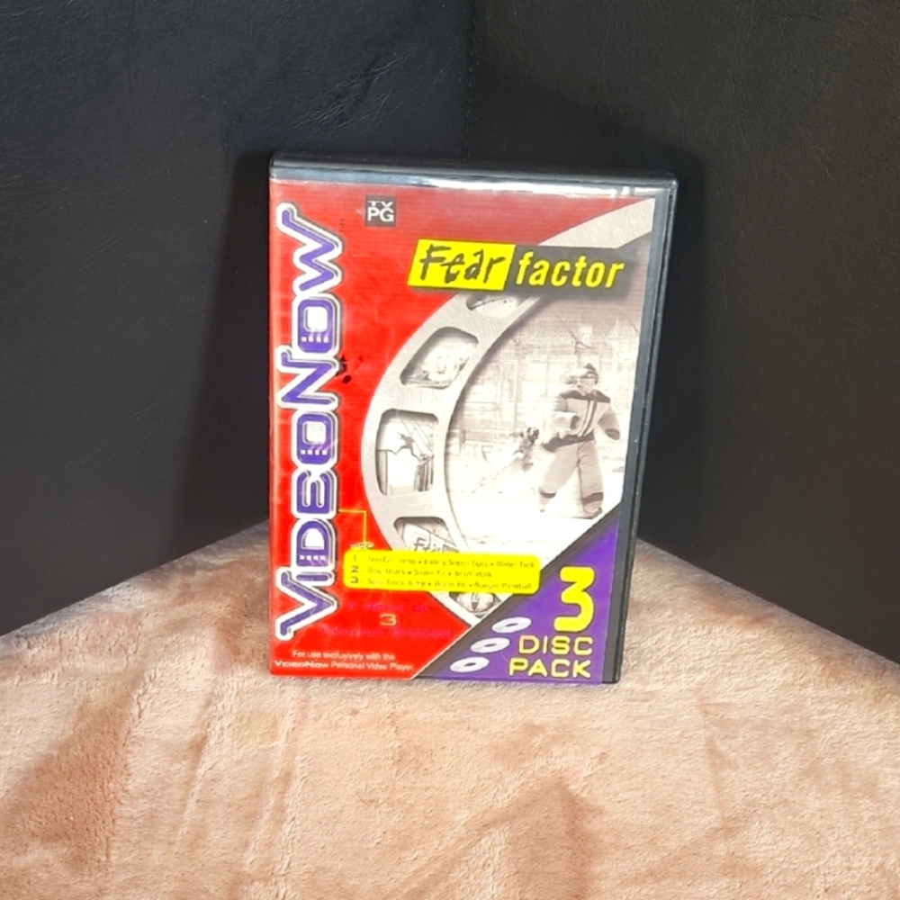 Vintage JOE ROGAN Fear Factor TIGER 3 Disk Video Now